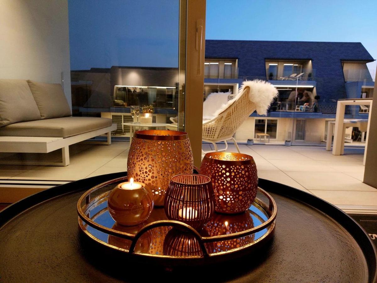 Villa Creole 0308 Luxe Appartement Met Verwarmd Zwembad Nieuwpoort Jachthaven Eksteriør bilde