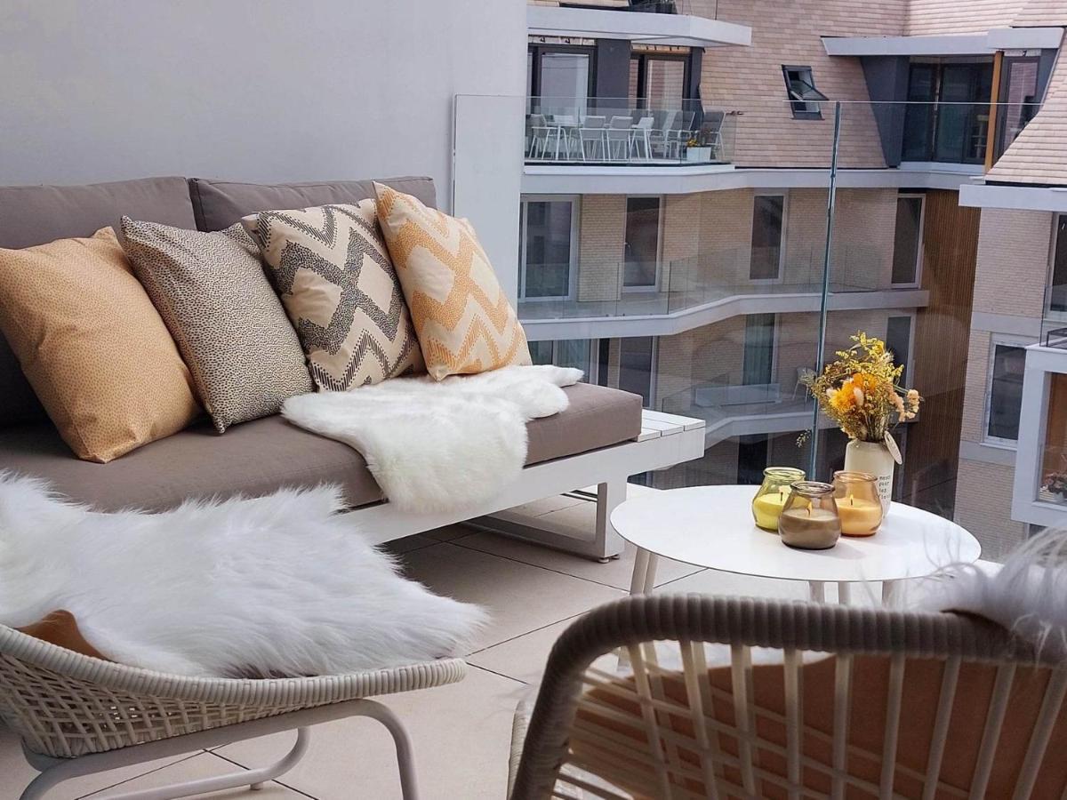 Villa Creole 0308 Luxe Appartement Met Verwarmd Zwembad Nieuwpoort Jachthaven Eksteriør bilde