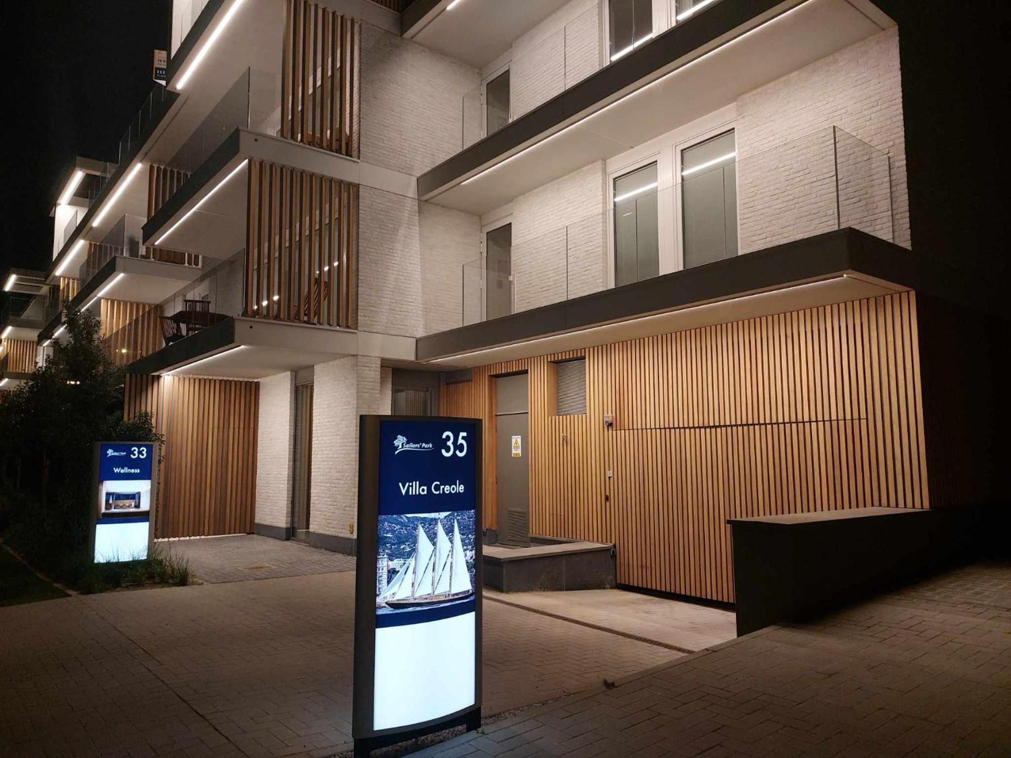 Villa Creole 0308 Luxe Appartement Met Verwarmd Zwembad Nieuwpoort Jachthaven Eksteriør bilde