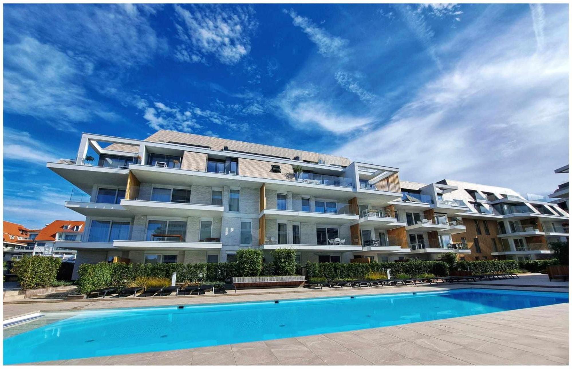 Villa Creole 0308 Luxe Appartement Met Verwarmd Zwembad Nieuwpoort Jachthaven Eksteriør bilde