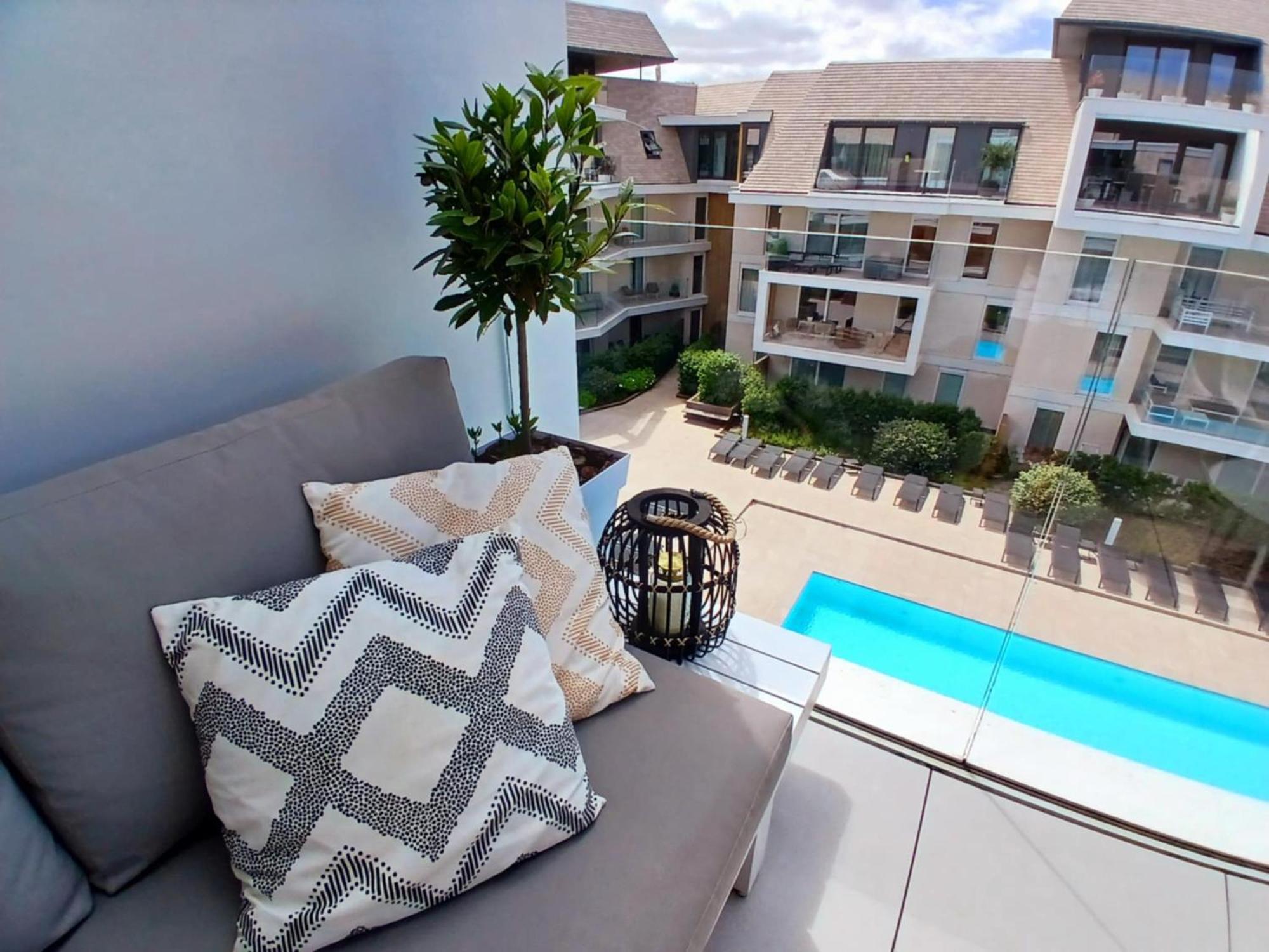 Villa Creole 0308 Luxe Appartement Met Verwarmd Zwembad Nieuwpoort Jachthaven Eksteriør bilde