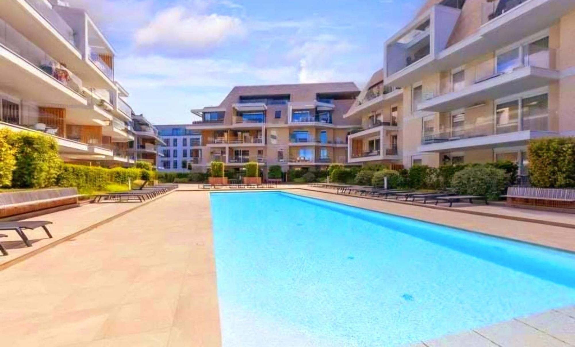 Villa Creole 0308 Luxe Appartement Met Verwarmd Zwembad Nieuwpoort Jachthaven Eksteriør bilde