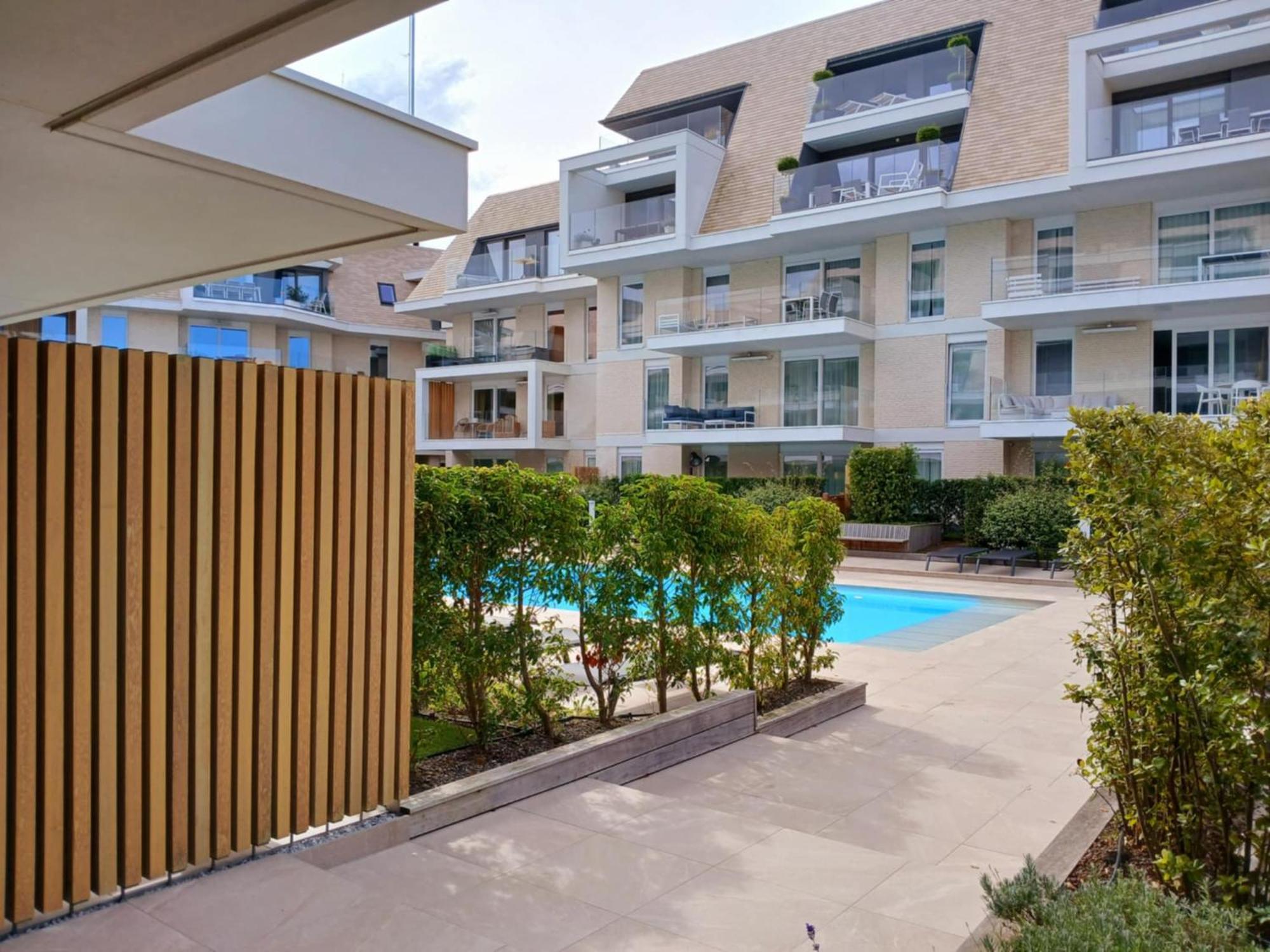 Villa Creole 0308 Luxe Appartement Met Verwarmd Zwembad Nieuwpoort Jachthaven Eksteriør bilde